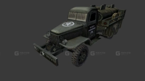 GMC加油车 - GMC fuel 3D model-107
