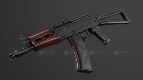 【UE】动画AKS74U突击步枪FPS武器包  Animated AKS74U Assault Rifle FPS Weapons Pack