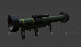 RGW 90 90毫米效应物MATADOR火箭筒3D模型-6 - RGW 90   Wirkmittel 90   MATADOR 3D model-6