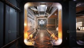 【UE】科幻室内房间与走廊套件  Sci-fi Rooms and Corridors Interior Kit