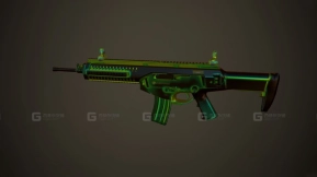 伯莱塔ARX160 辐射 Beretta ARX160 Радиация 3D model