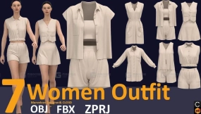 7+女士休闲服装