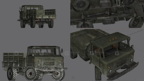 嘎斯-66 - GAZ-66 3D model-178