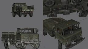 嘎斯-66 - GAZ-66 3D model-178