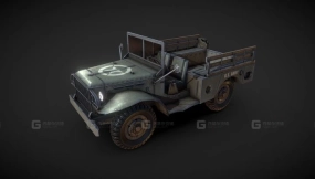 低多边形WC 51卡车 - Lowpoly WC 51 Truck