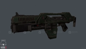 M41A2脉冲步枪-M41a 2 Pulse Rifle 3D model