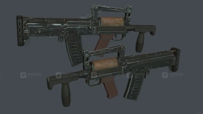 OTs-14-4A“风暴”-OTs-14-4A Groza) 3D model