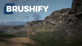 【UE】Brushify - 悬崖包  Brushify - Cliffs Pack