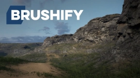 【UE】Brushify - 悬崖包  Brushify - Cliffs Pack