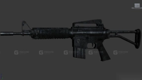 M4A1卡宾枪-M4A1 3D model-5