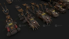 【UE】超级战斗车包  Mega Battle Car Package