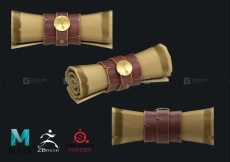 【maya 案例】maya风格化上古卷轴道具制作,零基础案例制作教程，教你从头开始制作！！
