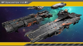 【UE】宇宙飞船包1 - Spaceship Pack 1
