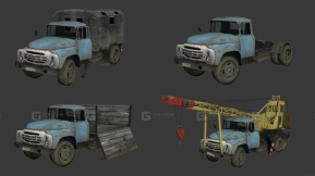 吉尔130包 - ZIL-130 pack 3D model-61