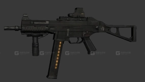 UMP-45冲锋枪-UMP-45 3D model-21