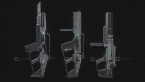 科幻步枪套件 Scifi rifle pack