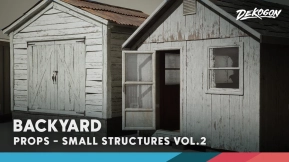 【UE】小型结构 第二卷 [低多边形]  Small Structures VOL.2 [ Low Poly ]