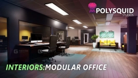 【UE】现代模块化办公室  Modern Modular Office