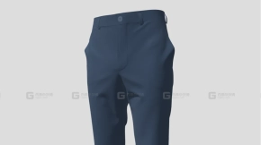 西装裤子正装模型 School Uniform Pants