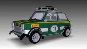 罗孚Mini Cooper - Rover Mini Cooper 3D model-22