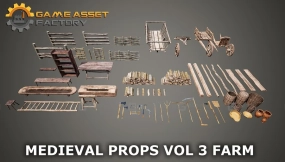 【UE】中世纪道具第三卷：农场  Medieval Props Vol 3 Farm