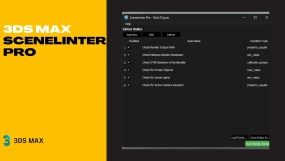 SceneLinter Pro：3ds Max免费场景检测脚本