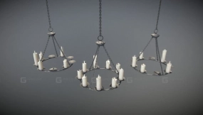 天花板吊灯套装 Set of ceiling chandeliers