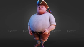 风格化海盗角色-Stylized Pirate Character