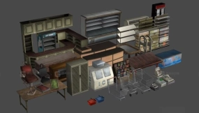 38+商店家具摆件模型合集 Store Objects Pack