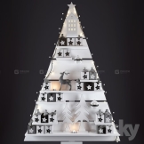 圣诞墙树  Christmas wall tree