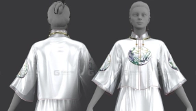 中国风旗袍礼裙连衣裙子模型 Improved Cheongsam Suits