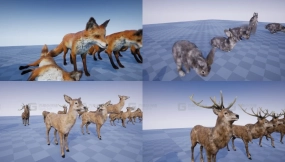 【UE】森林动物包  FOREST ANIMALS PACK