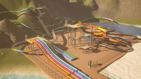 【UE】水上游乐滑梯系统 Water Slide System