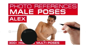 男性姿态照片参考 Alex Photo References Male Poses Alex