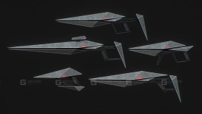 极简科幻枪械组合包 Minimalist Scifi gun pack