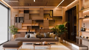 现代抽象客厅-Modern Abstract Living Room