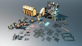 【UE】风格化科幻环境  Stylized Sci-Fi Environment