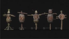 训练假人组合包 Training dummy pack