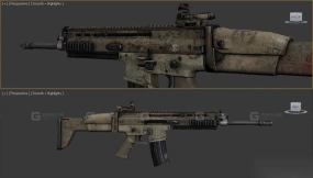 特种作战突击步枪-SCAR 3D model-41-0