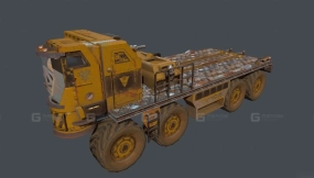 民用平板车 - Civilian Flatbed 3D model-221