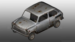 扎波罗热车（驼背款） - Zaz (горбатый запорожец) 3D model-40