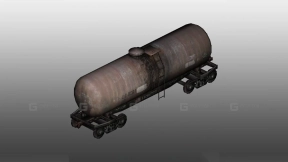 罐车 - Tank car   Вагон-цистерна 3D model-55