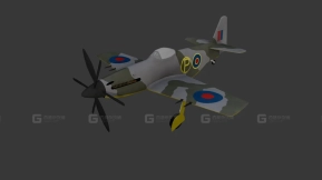 战斗机马丁·贝克MB5  Fighter Martin Baker Mb5