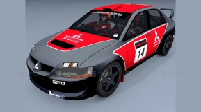 三菱Lancer Evo VII - Mitsubishi Lancer Evo VII 3D model-11