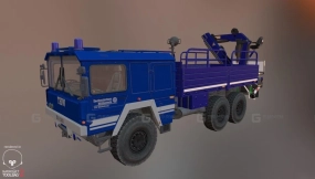 曼恩KAT-1 7吨军用gl N 452（LKW 7t Lkr） - MAN KAT-1 7t mil gl N 452 (LKW 7t Lkr) 3D model-244