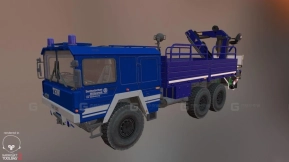 曼恩KAT-1 7吨军用gl N 452（LKW 7t Lkr） - MAN KAT-1 7t mil gl N 452 (LKW 7t Lkr) 3D model-244
