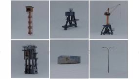 工业建筑资产模型 大型结构资产包 Greebles big structure assets pack