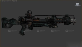 等离子步枪-Plasma rifle 3D model