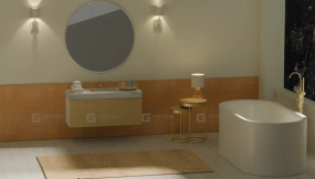 场景-城市景观浴室 - Scene- Bathroom With City View