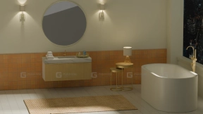 场景-城市景观浴室 - Scene- Bathroom With City View
